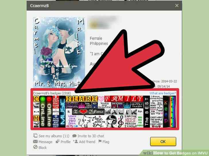 Image intitulée Obtenir des Badges sur IMVU Étape 1